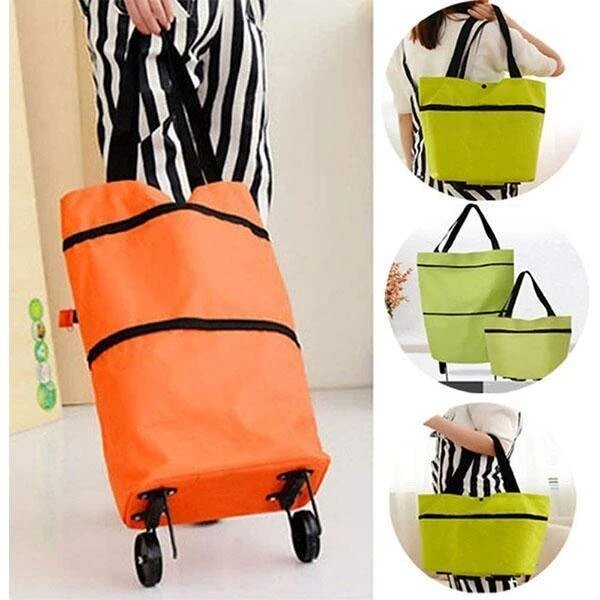 2 In 1 Foldable Waterproof Shopping Cart - TumTum