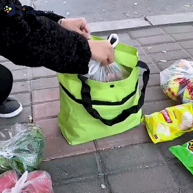 2 In 1 Foldable Waterproof Shopping Cart - TumTum
