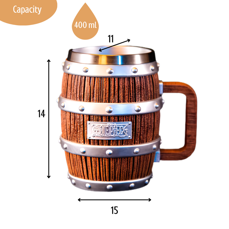 PirateSips™ - Barrel Mug