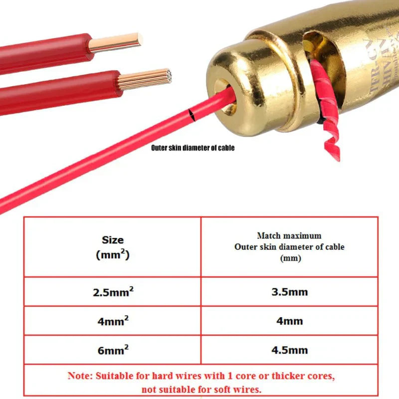 WireMaster™ Stripper & Twisting Connector Tool