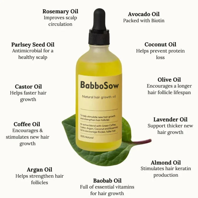 ✨Bobbasow ™ Natural Hair Growth Oil