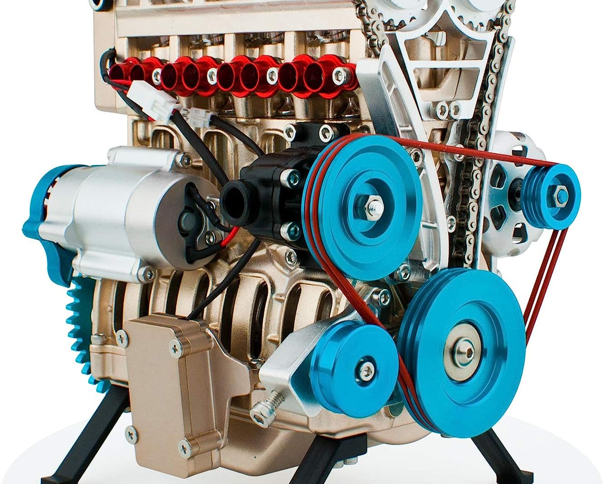 GearFusion™ - V8 Mechanical Metal Assembly Diy Car Engine Model [500+ Pcs]
