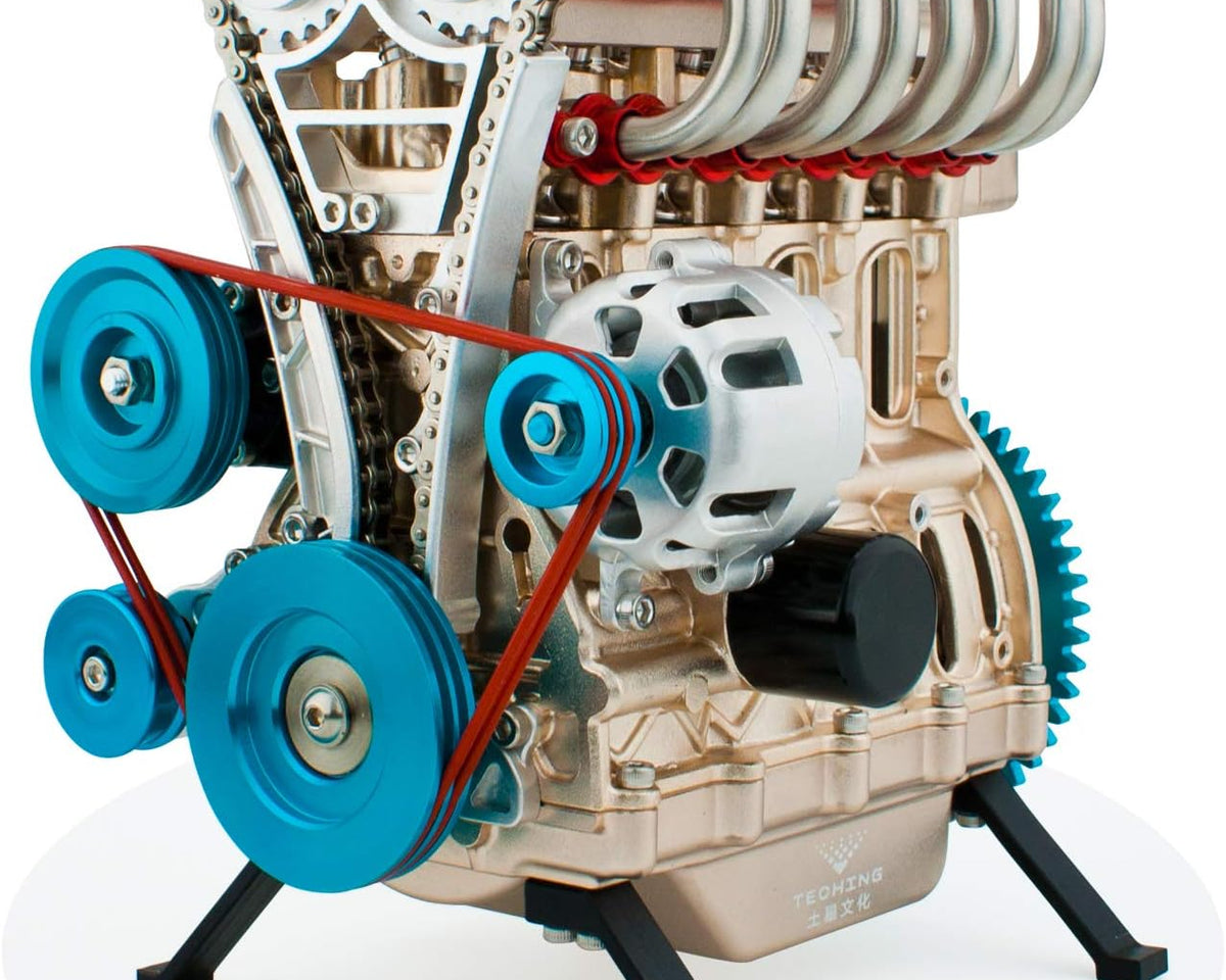 GearFusion™ - V8 Mechanical Metal Assembly Diy Car Engine Model [500+ Pcs]