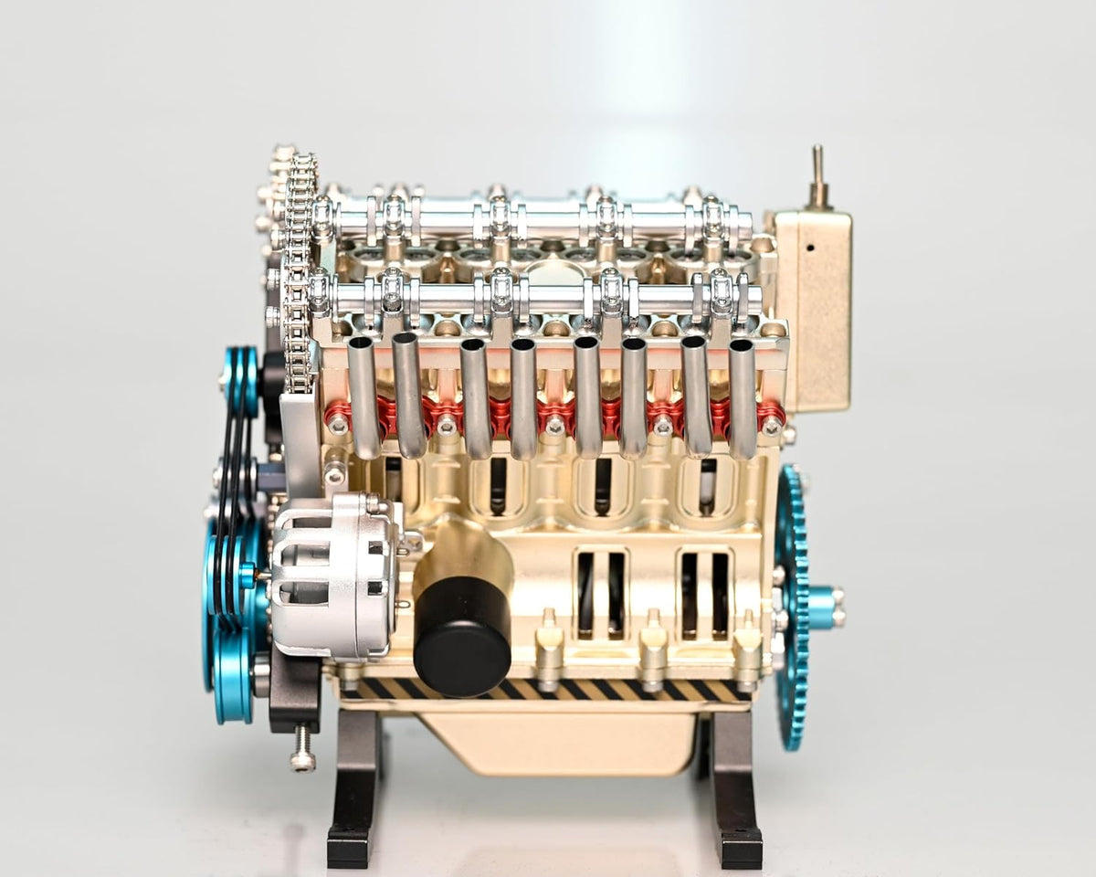 GearFusion™ - V8 Mechanical Metal Assembly Diy Car Engine Model [500+ Pcs]