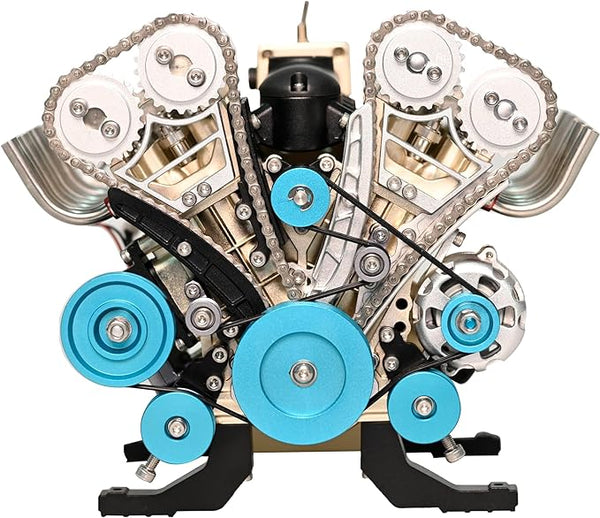 GearFusion™ - V8 Mechanical Metal Assembly Diy Car Engine Model [500+ Pcs]