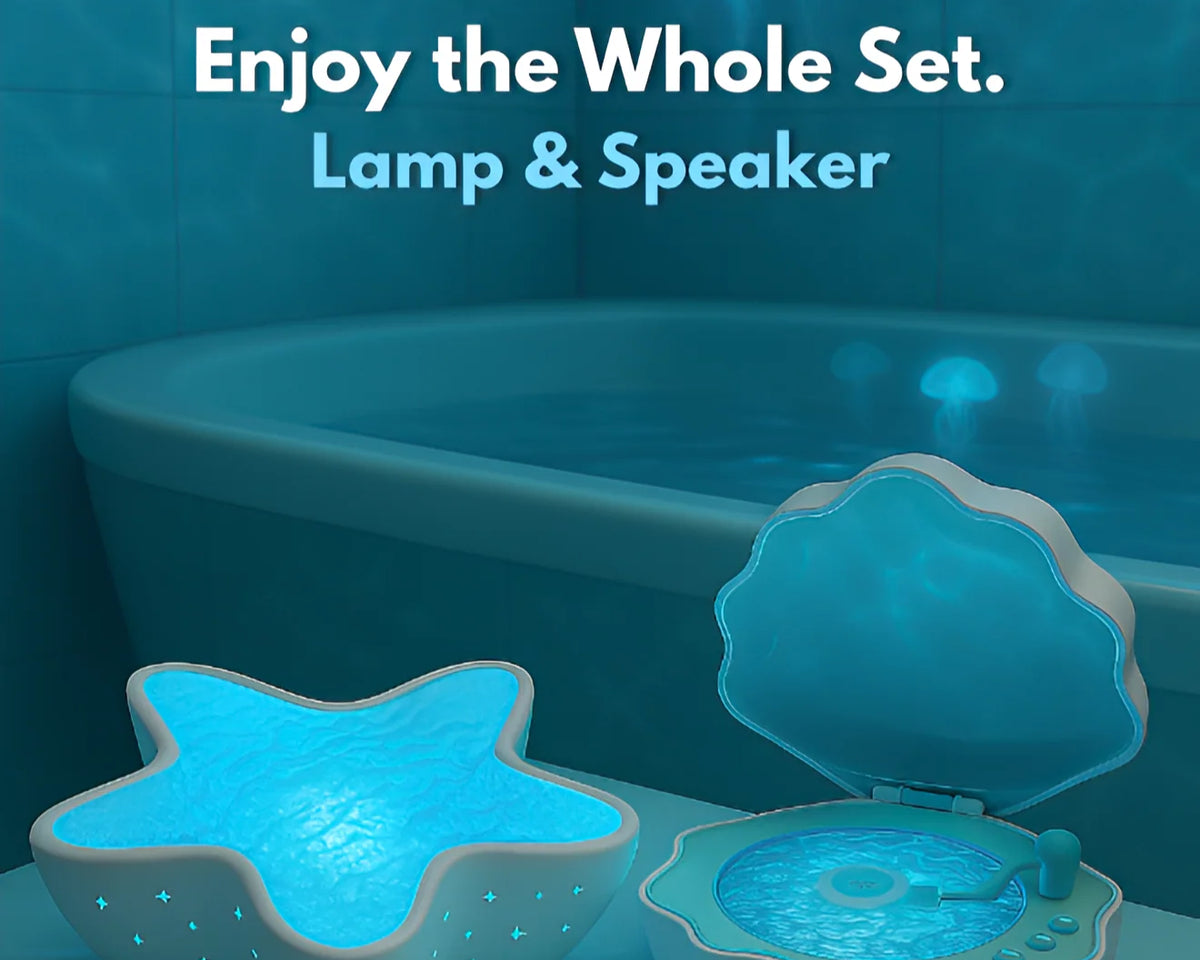 Lumina ™ Ocean Star [Full Set Offer Shell Lamp + Retro Wave Speaker]