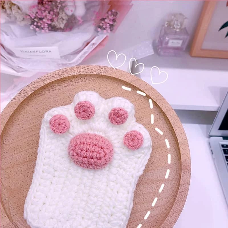 KittyKnit™ - Cat Paw Knitted Gloves
