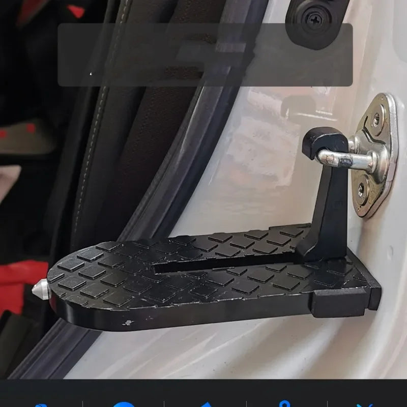 HookStep™ - Door Step with Safety Hammer Folding Car