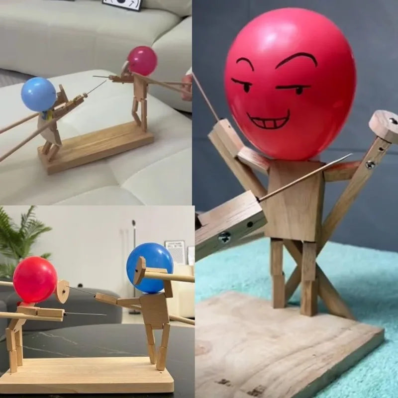 🔥Last Day 49% OFF🔥 - ⚔️ HANDMADE WOODEN FENCING PUPPETS