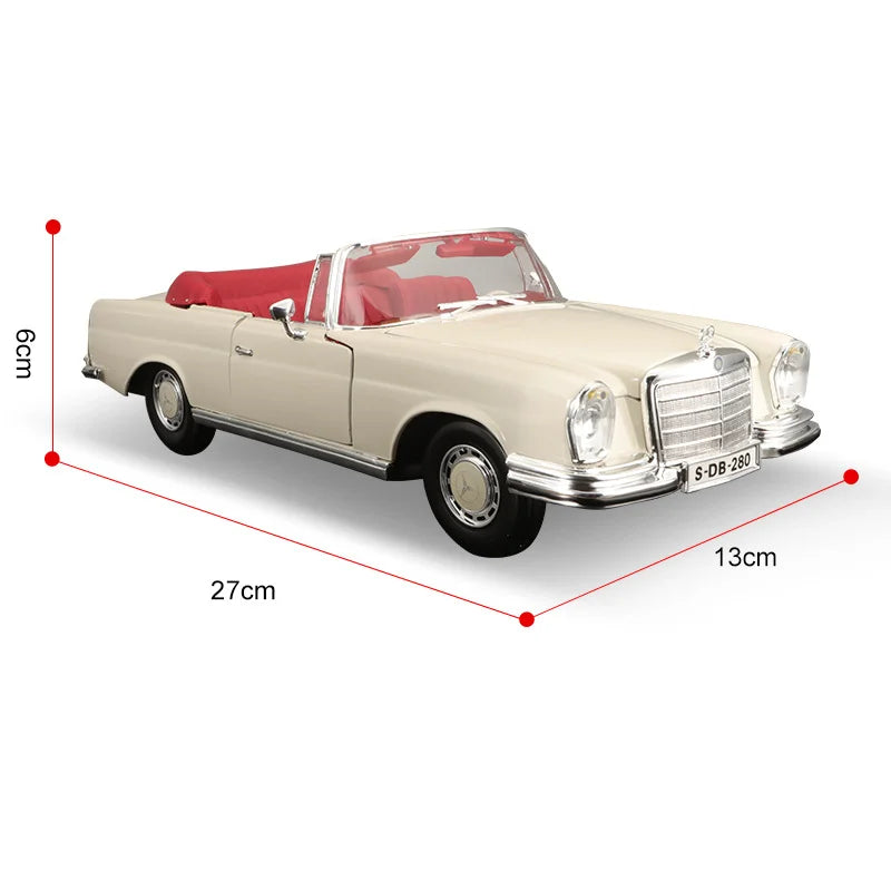 RetroRide™ - 1967 Mercedes Benz 280SE Diecast