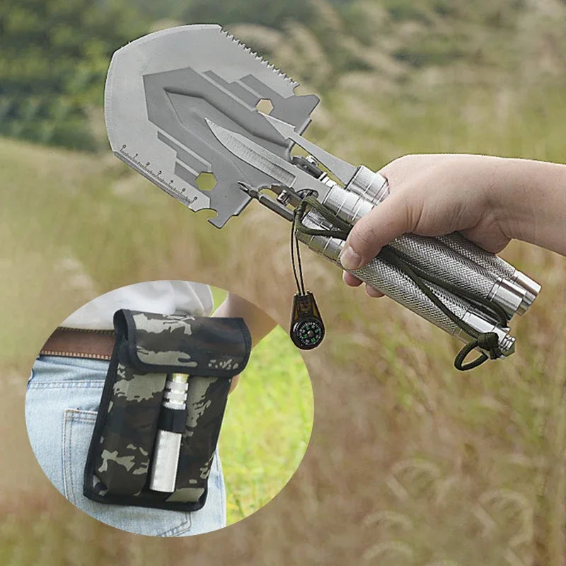 16-in-1 Tactical Survival Camping Shovel