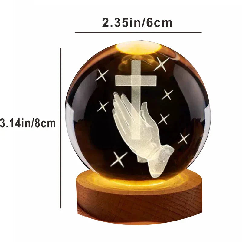 FaithGlow™ - 3D Crystal Ball