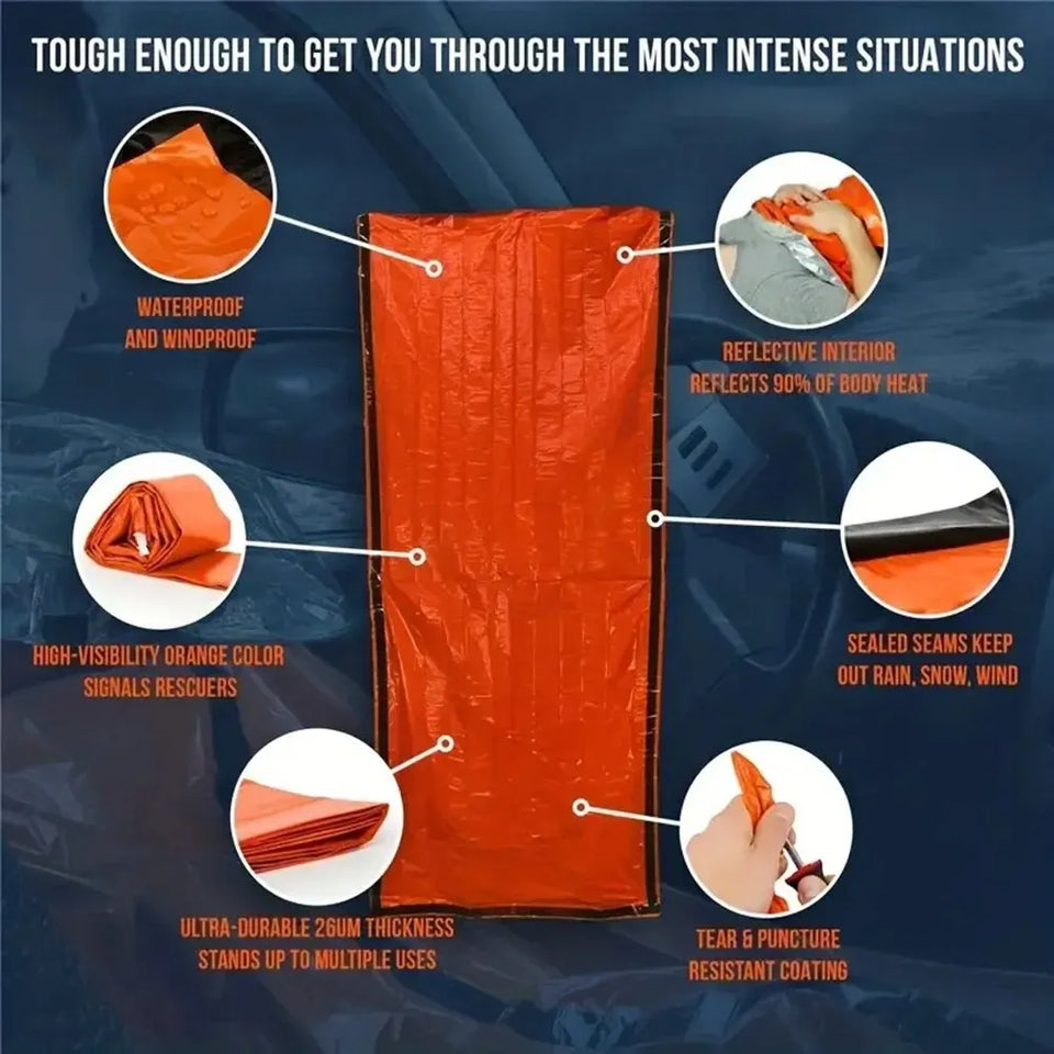 EmergencyBag ™ - Emergency Sleeping Bag for Harsh Conditions