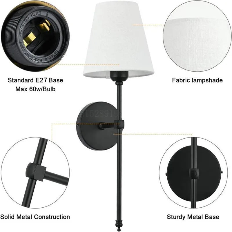 WIRELESS WALL SCONCES (SET OF 2)
