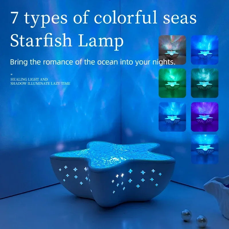 Lumina ™ Ocean Star [Full Set Offer Shell Lamp + Retro Wave Speaker]