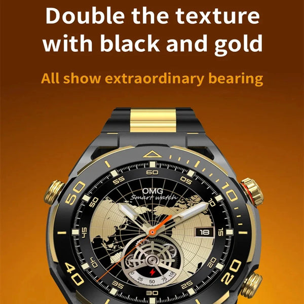AlphaTech™ - Multifunctional Bluetooth Casual Smart Watch