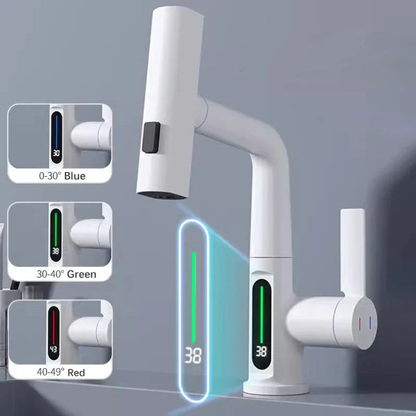 LuxFlow™ - Multifunctional Digital Display Pull-out Faucet