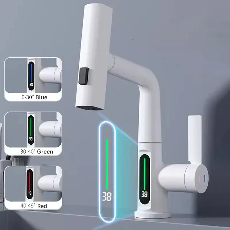 LuxFlow™ - Multifunctional Digital Display Pull-out Faucet