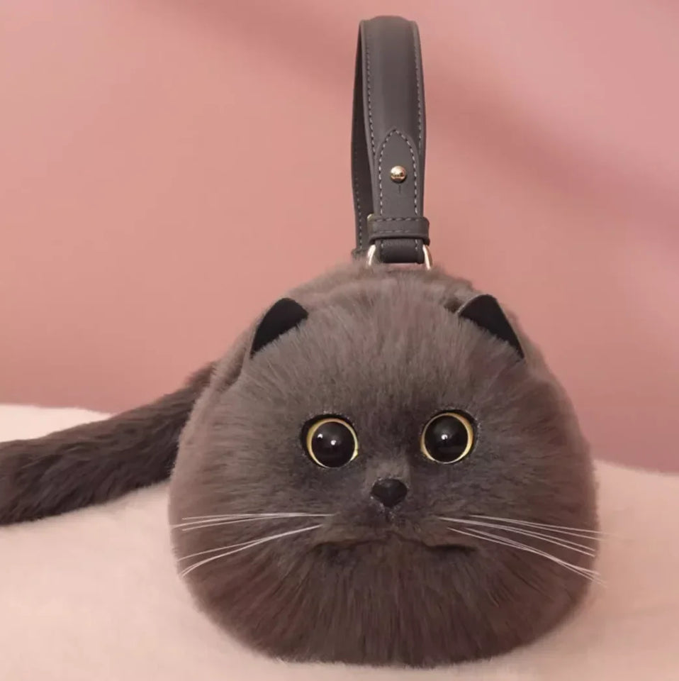 PlushPaw™ - Cute Cat Shoulder Bag
