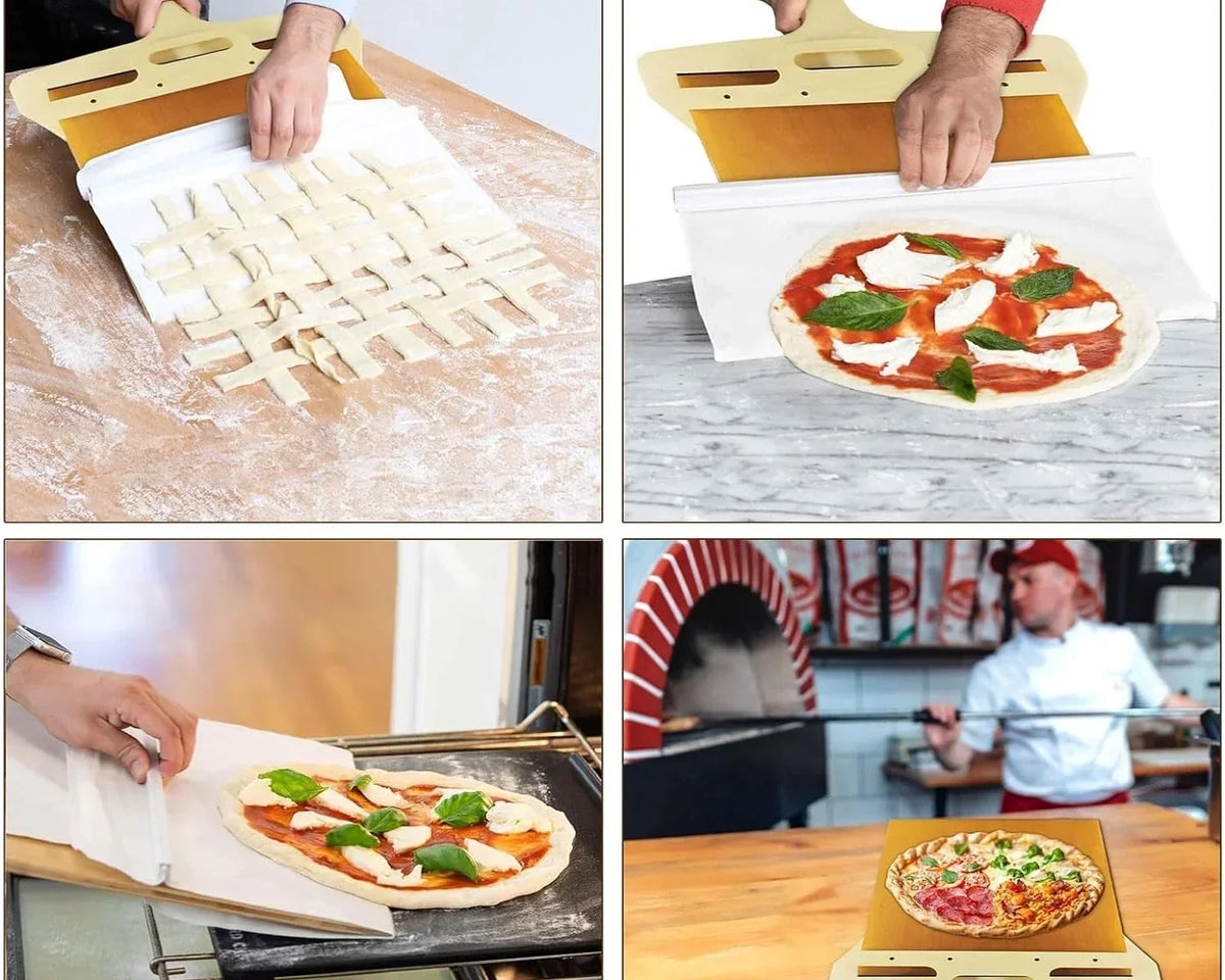 DoughGlide™ - Sliding Pizza Peel Shovel