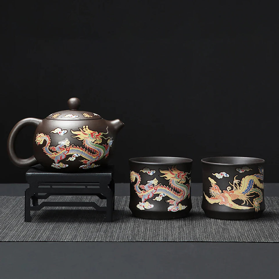 DragonBrew™ - ColorChanging TeaPot Set