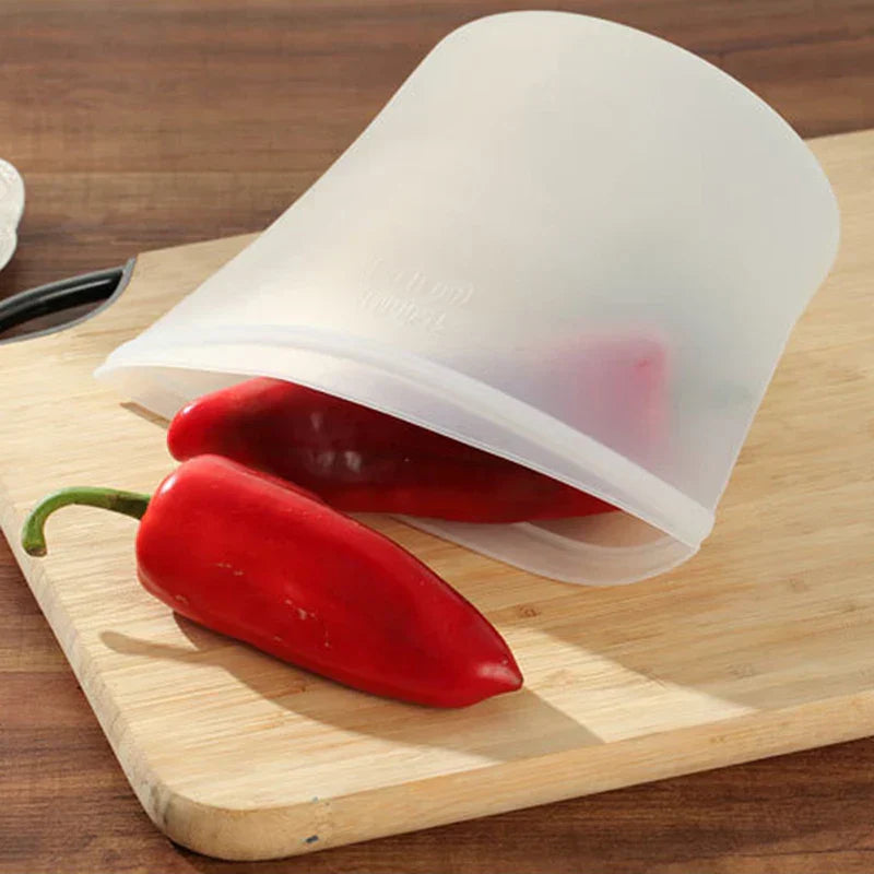 FreshLock™ -  Silicone Ziplock Food Storage Bag
