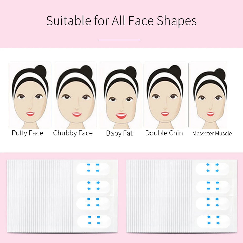 🔥Last Day 70% OFF🔥Invisible Face Lifter Tape✨Has a delicate V face (120pcs)
