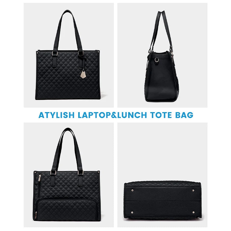 ChicCarrier ™  2-in-1 Laptop Bag with Insulated Lunch Compartment