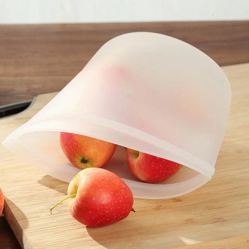 FreshLock™ -  Silicone Ziplock Food Storage Bag