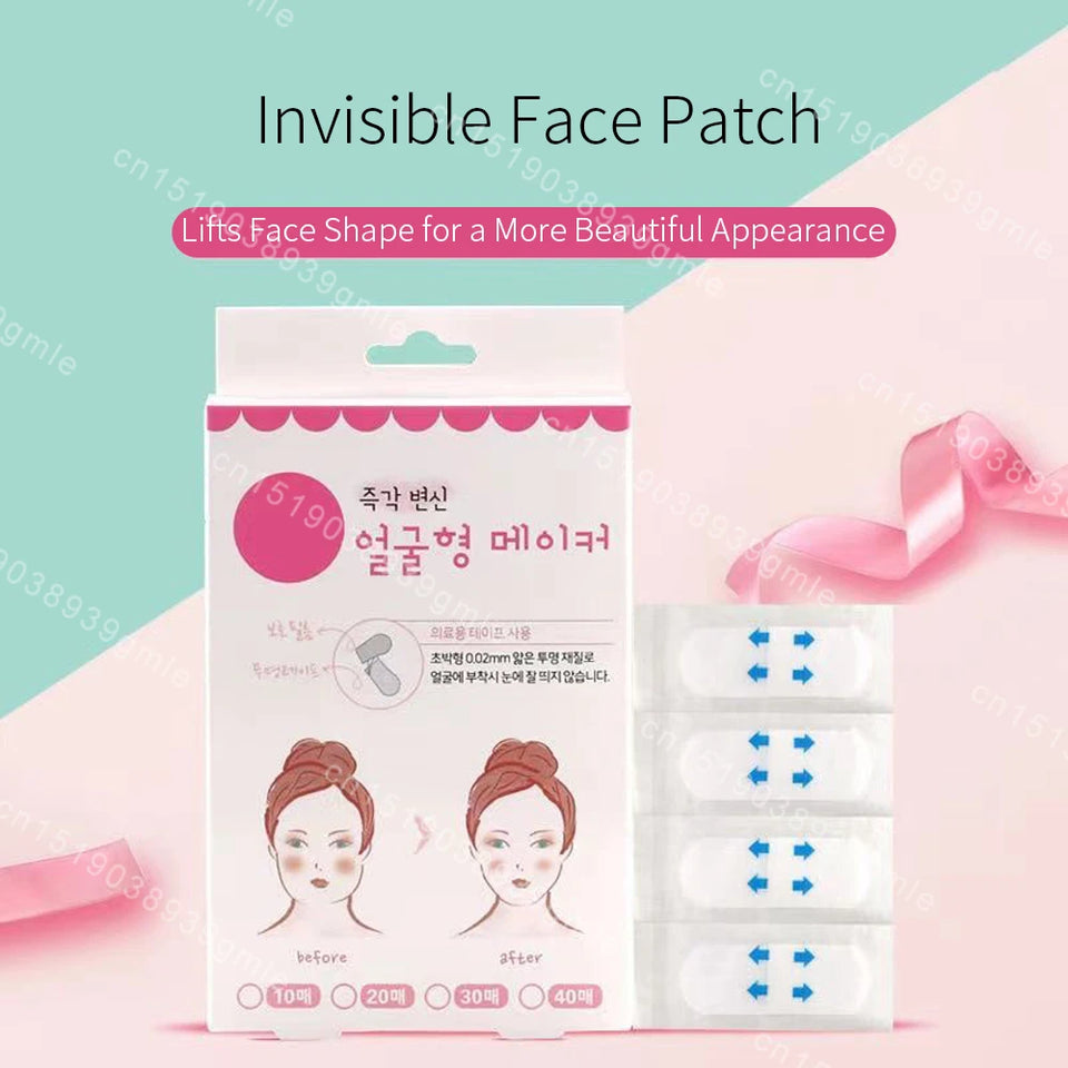 🔥Last Day 70% OFF🔥Invisible Face Lifter Tape✨Has a delicate V face (120pcs)