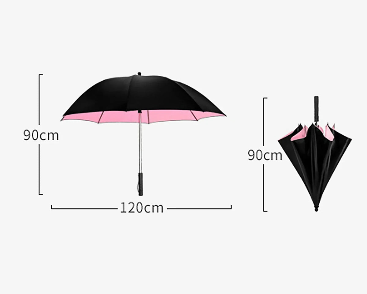 BreezeShade™ - Portable Umbrella with Fan