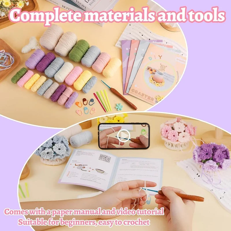 KnitFlora™ - Crochet Kit for Beginners