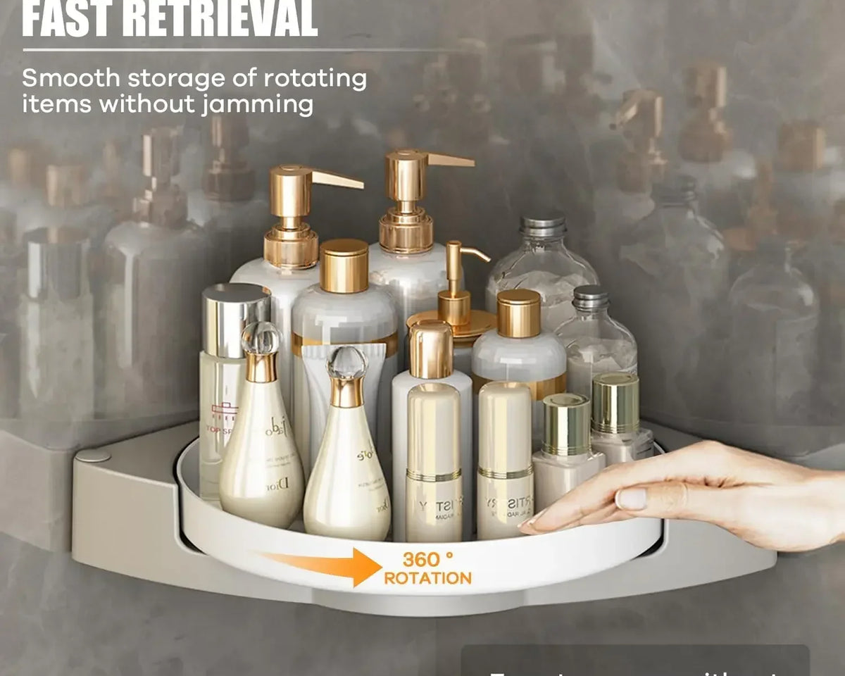 SwivelShelf™ - 360° Rotate Bathroom Shelf