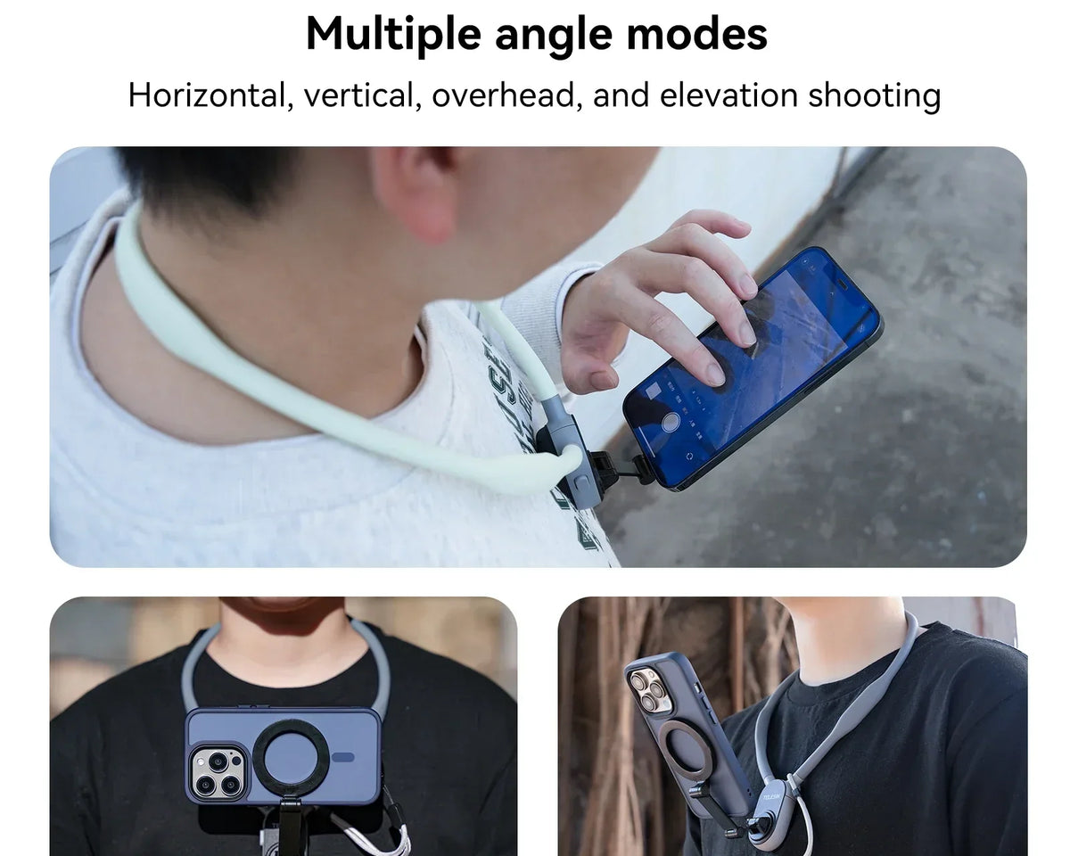 NeckCam™ - Magnetic Neck Mount for Phones