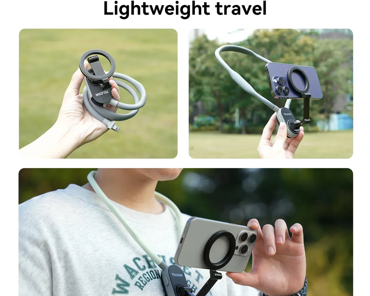 NeckCam™ - Magnetic Neck Mount for Phones