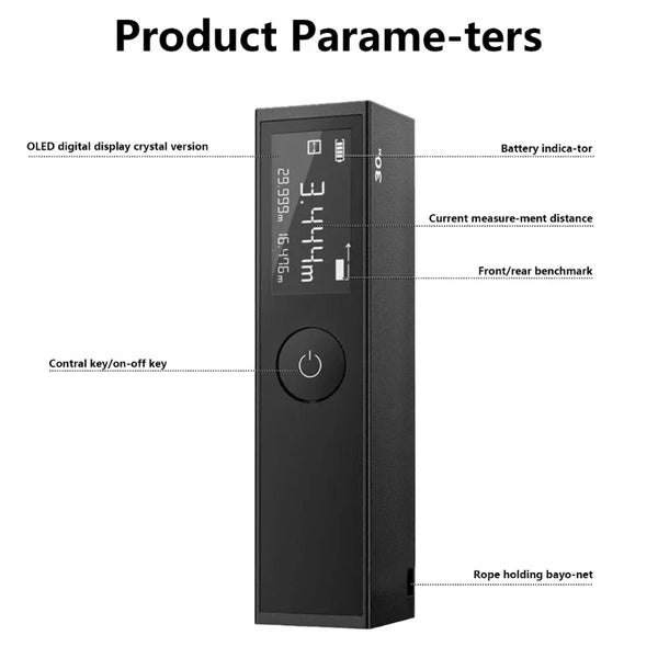 PrecisionBeam™ - Led Electronic Laser Rangefinder