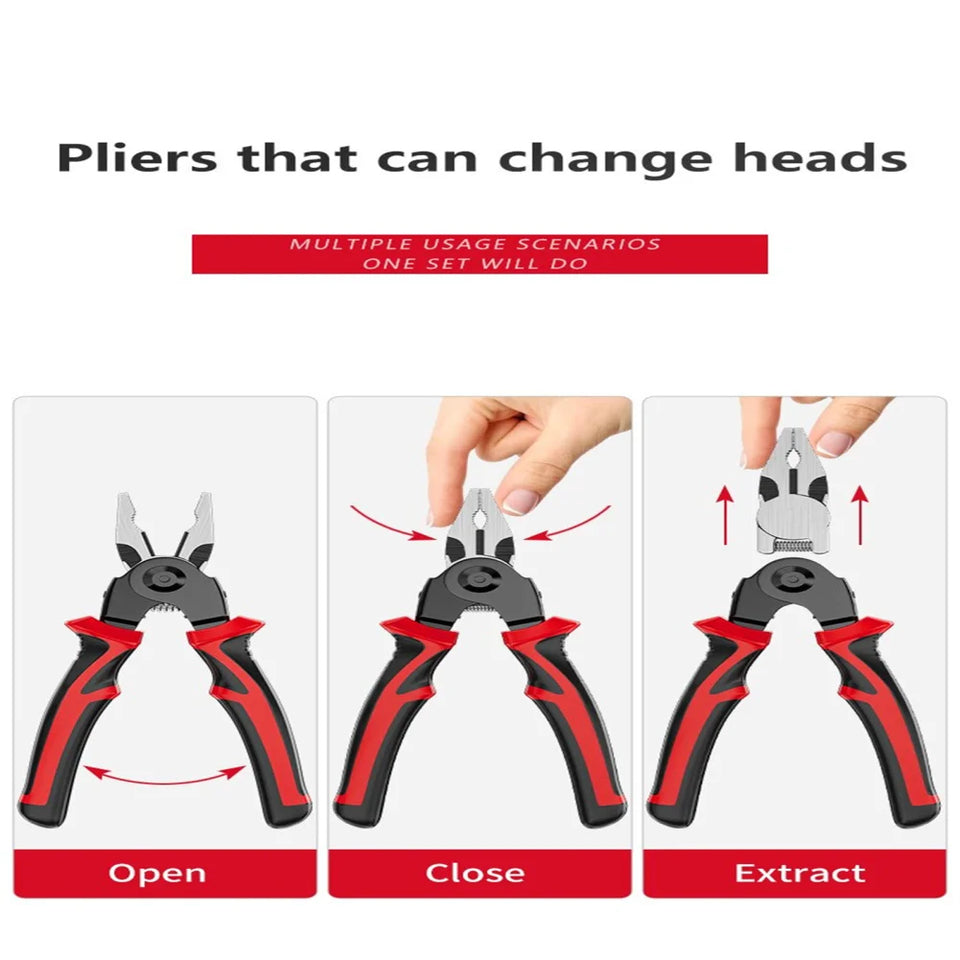GripMaster™ - 5-in-1 Multifunctional Pliers Set