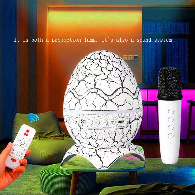 DinoGlow™ - LED Nebula Lamp with Speaker