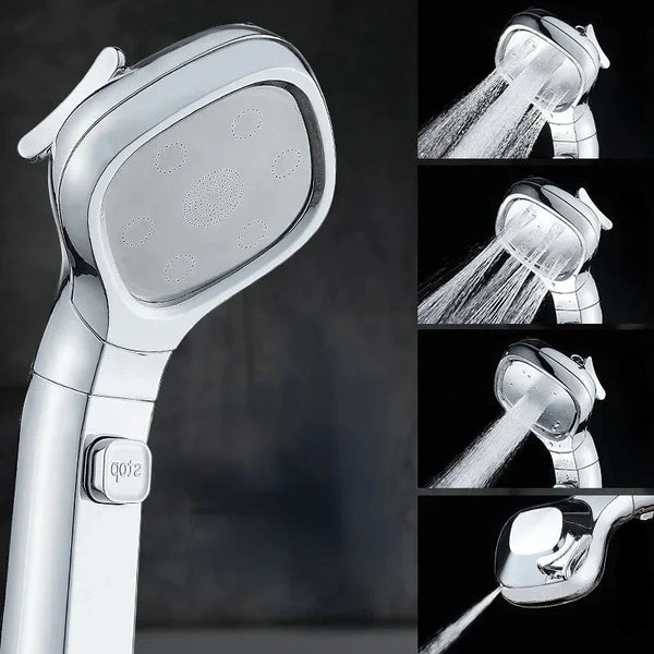 RainFlow™ -  4 Mode Adjustable Handheld Shower Head