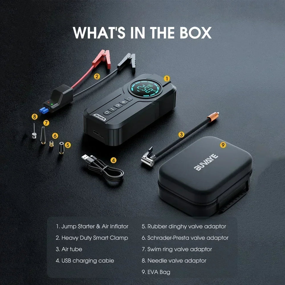 CarStarter ™ - Multifunctional Jump Starter Kit