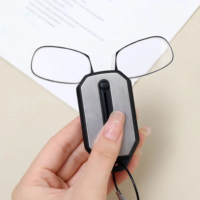 FoldFocus™ - Mini Nose-Clip Reading Glasses