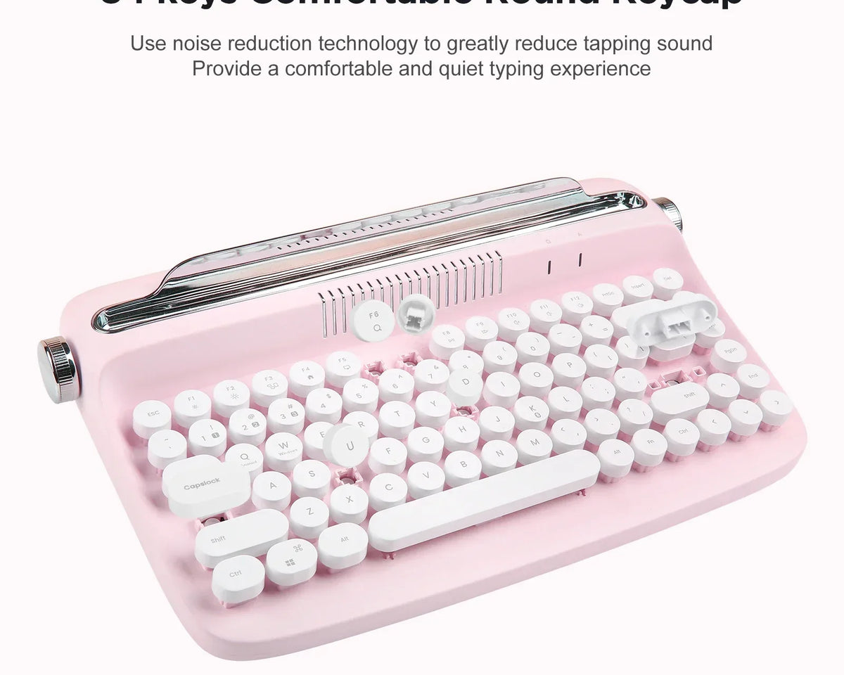 RetroType™ - Wireless Bluetooth Typewriter Keyboard