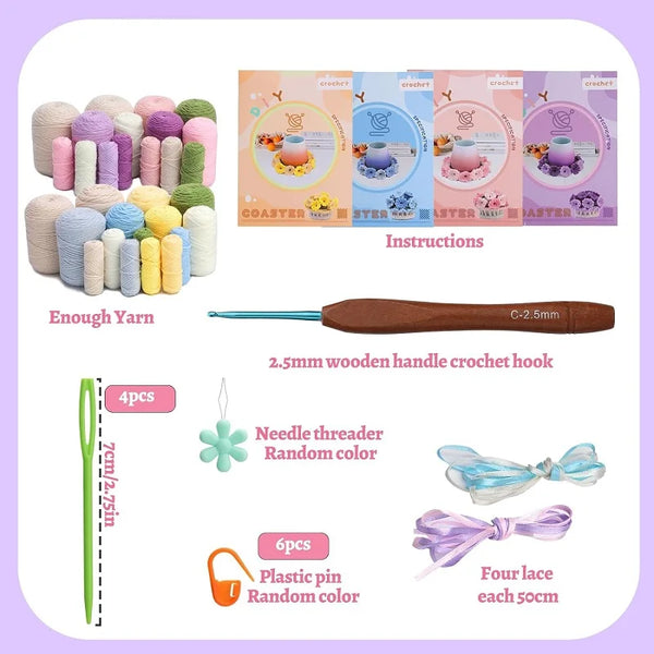 KnitFlora™ - Crochet Kit for Beginners