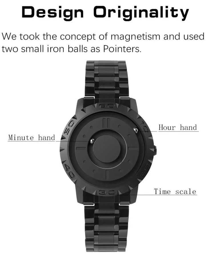 Maganova™ - Magnetic Fancy Quartz Watches [Exclusive on Techanova]