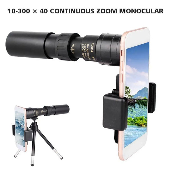 🔭 SkyPhone™ 300X Ultra-Zoom Tactical Monocular