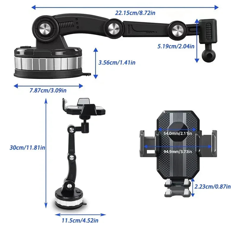 DriveGrip™ - Car Suction Cup and Mobile Phone Holder