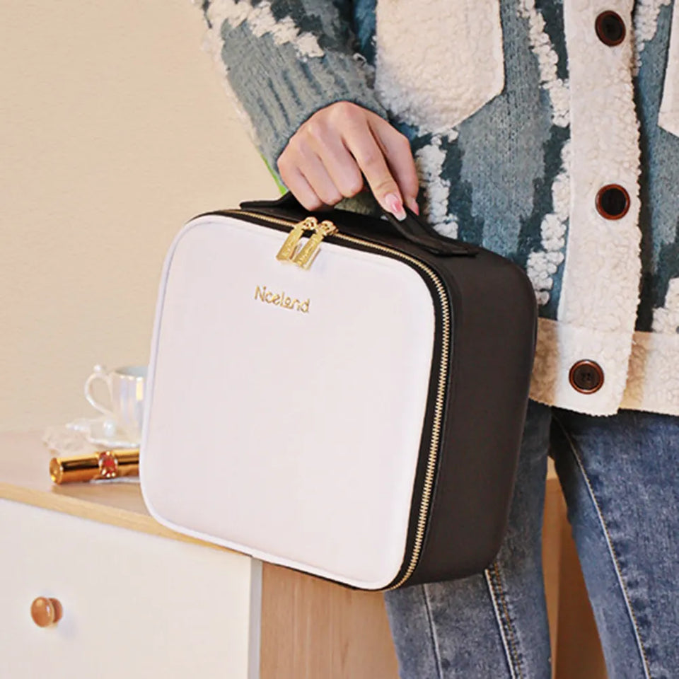 GlowGuard™ - Smart LED Cosmetic Bag