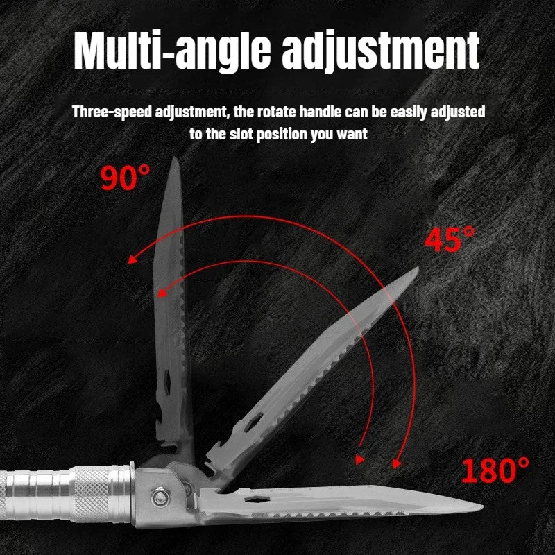 16-in-1 Tactical Survival Camping Shovel