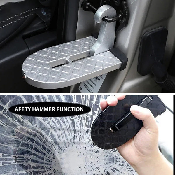HookStep™ - Door Step with Safety Hammer Folding Car