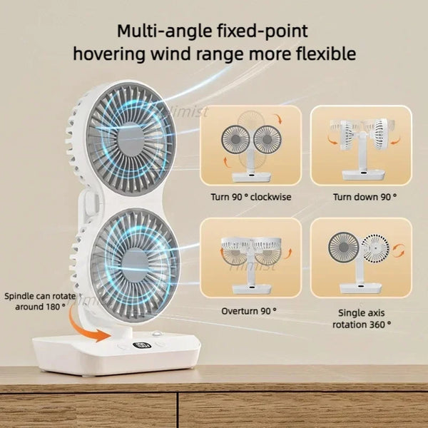 TwinFlow™ - Double Head Small Fan